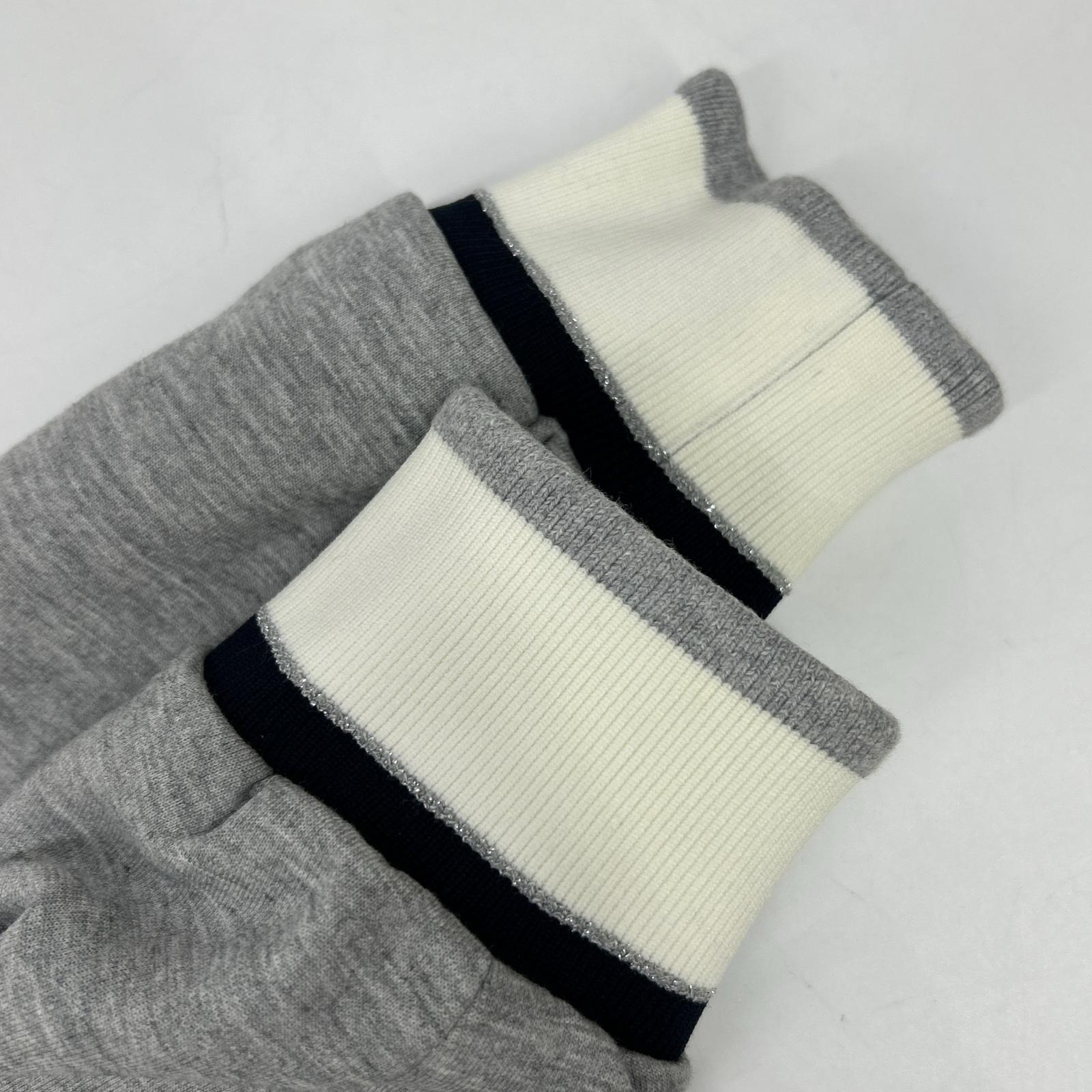 HERNO ヘルノ ネイビー×グレー PI0920D ダウン切り替え パーカー トップス