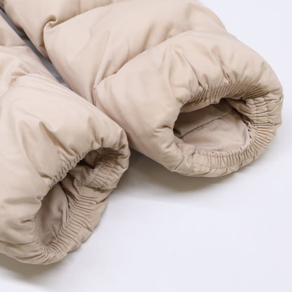 MONCLER モンクレール A20934982025 GENEVRIETTE ベルト/ファー付 フーディダウン コート
