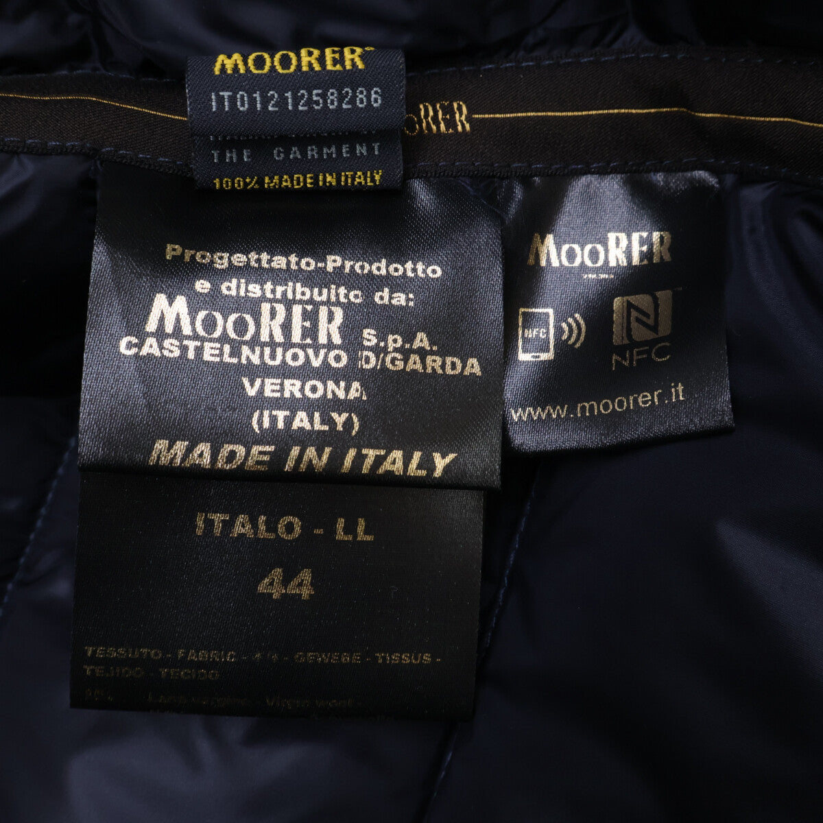MOORER ムーレー 【新品同様/国内正規】ITALO-LL カシミヤxウール