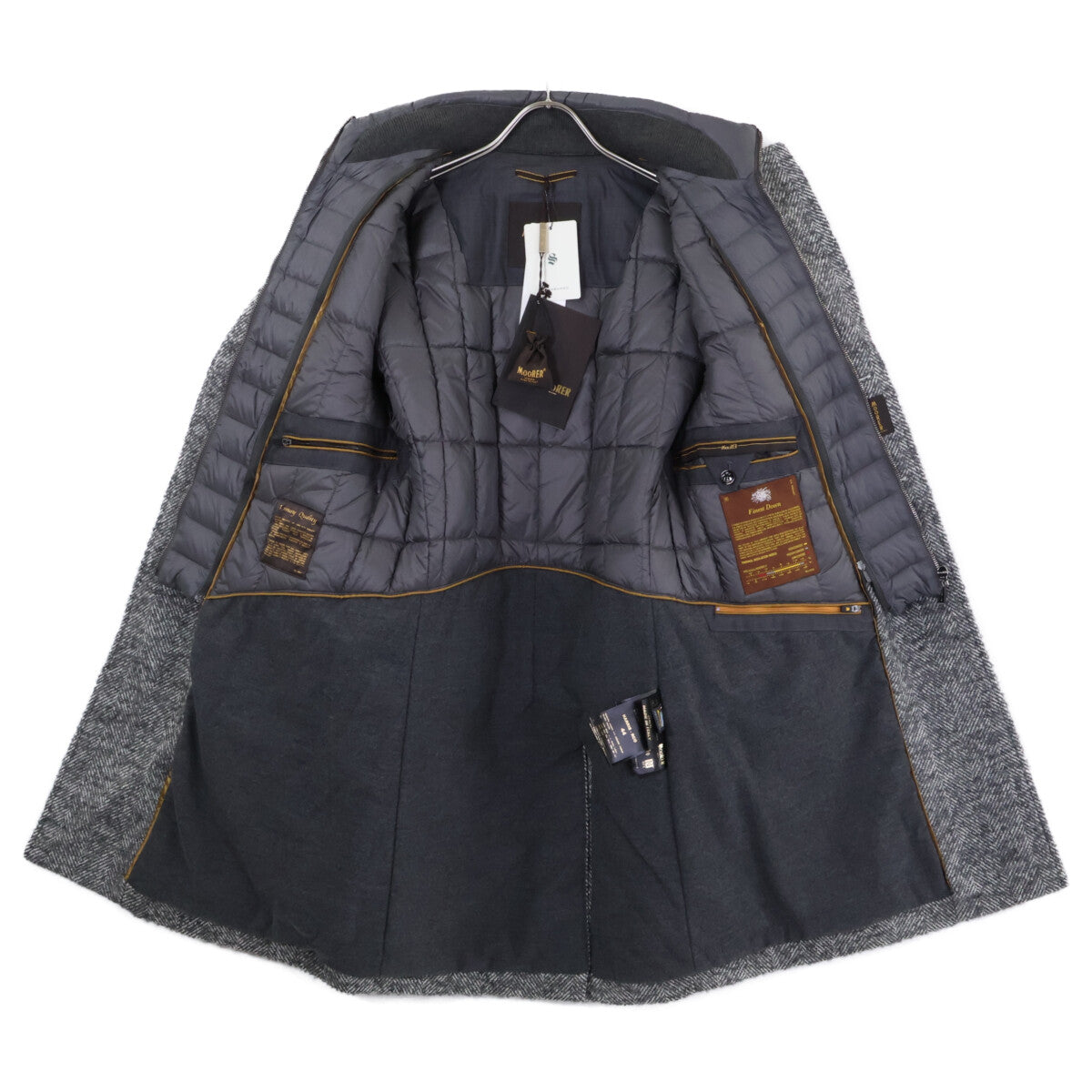 【新品相似/国内正品】HARRIS 羽绒门襟切斯特菲尔德大衣 44 男士