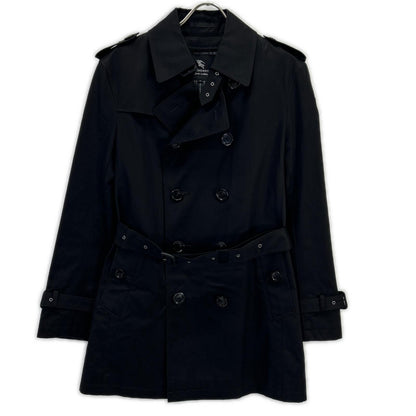 Burberry Black Label バーバリーブラックレーベル ブラック BMA44-312-09 コットン トレンチコート コート