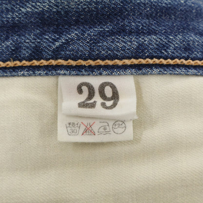 WAREHOUSE 1001XX Buffalo Patch Distressed Button Fly Denim Pants Bottoms