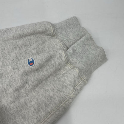 Champion チャンピオン グレー 復刻ランタグ カレッジロゴ 後付けフード パーカー トップス