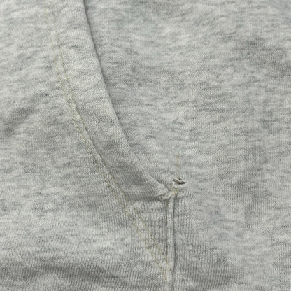 Champion チャンピオン グレー 復刻ランタグ カレッジロゴ 後付けフード パーカー トップス