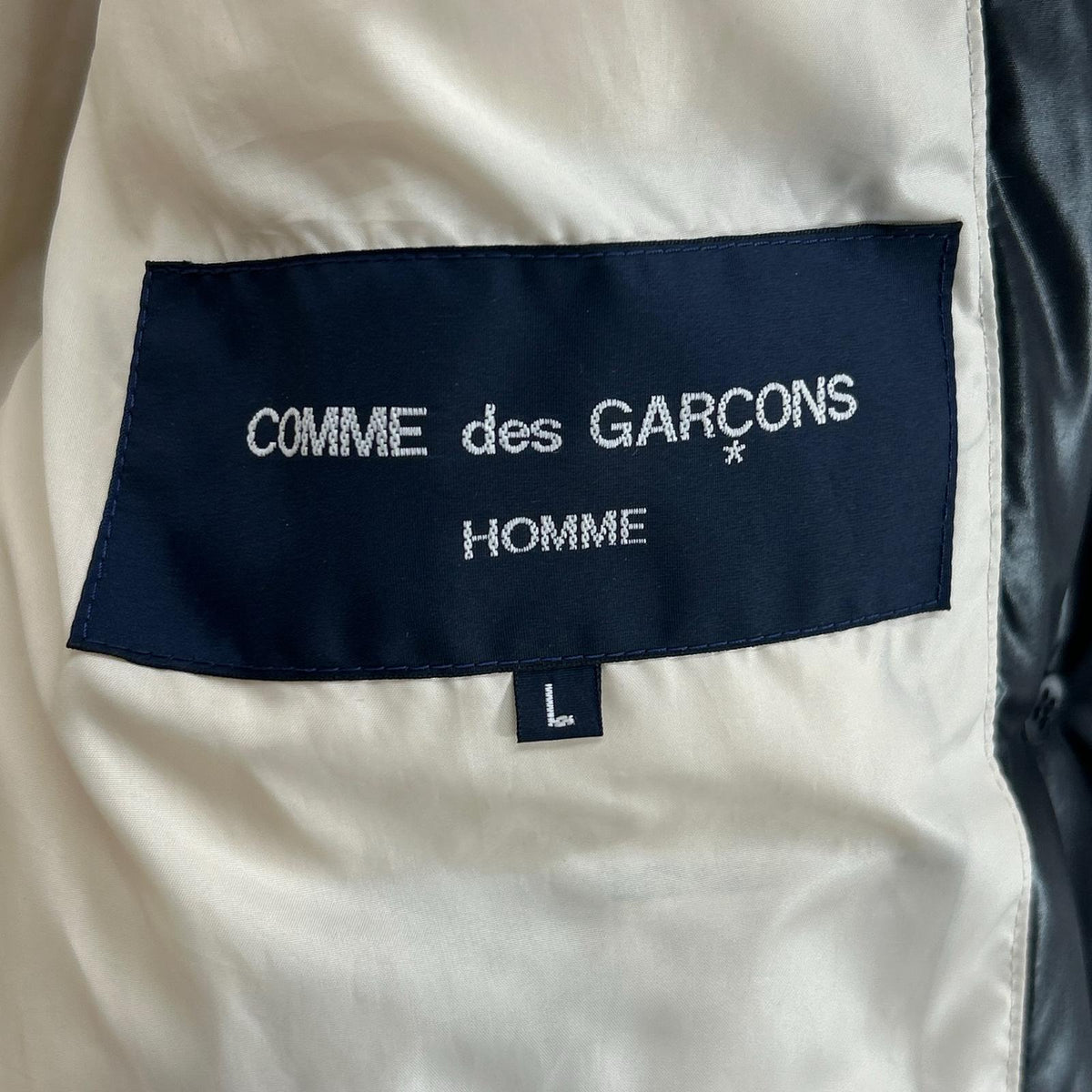 COMMEdesGARCONS HOMME コムデギャルソンオム ブラック HN-C021 ダブルブレスト ダウンジャケット ジャケット