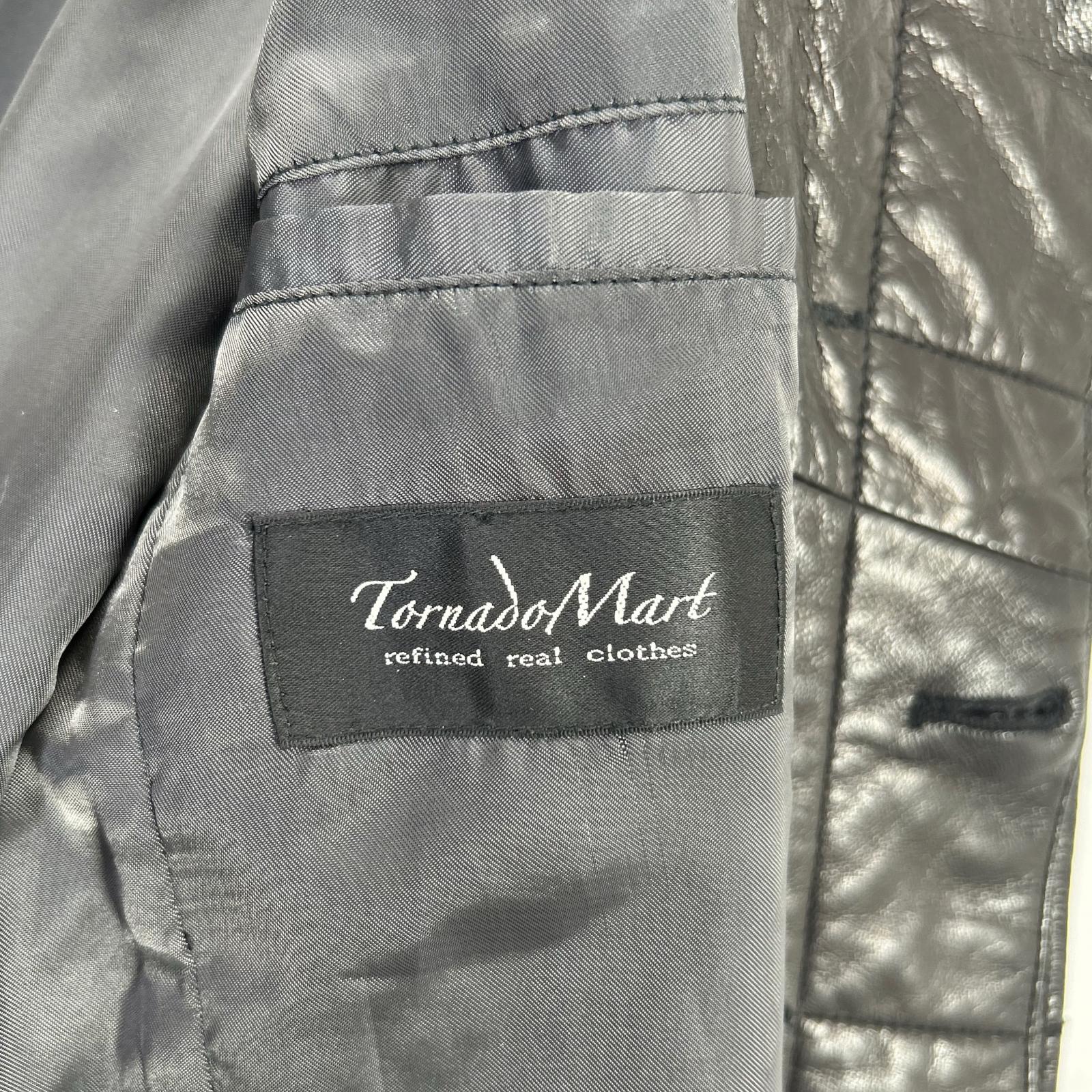 TORNADO MART トルネードマート ブラック レザー コート コート