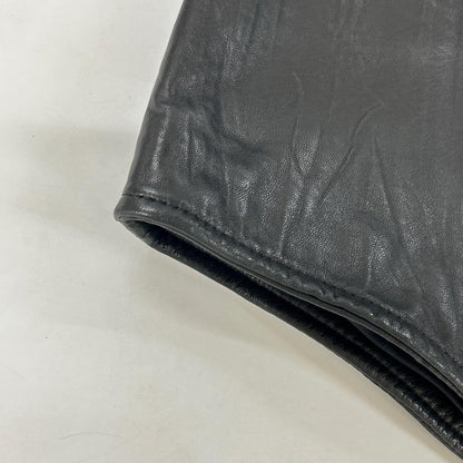 BURBERRY BLACK LABEL 巴宝莉黑标 黑色 BMP81-802-09 羊皮革 夹克 L 男士