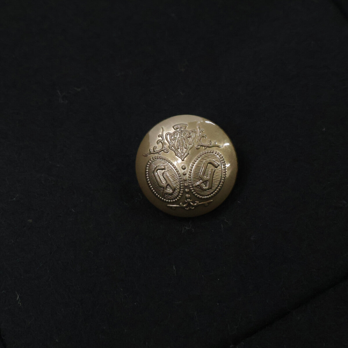 【美品】324154 ウール ナポレオン コート 44 メンズ