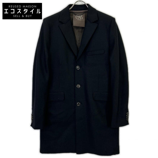 COATS MILANO コーツミラノ ブラック ウール ロングコート コート