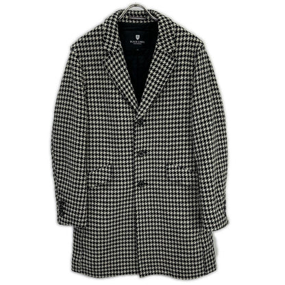 BLACK LABEL CRESTBRIDGE White x Black 51F22-221-04 Houndstooth Chester Coat M Men's