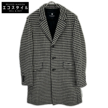 BLACK LABEL CRESTBRIDGE White x Black 51F22-221-04 Houndstooth Chester Coat M Men's
