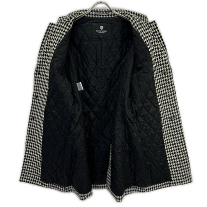 BLACK LABEL CRESTBRIDGE White x Black 51F22-221-04 Houndstooth Chester Coat M Men's