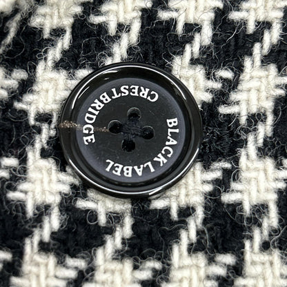 BLACK LABEL CRESTBRIDGE White x Black 51F22-221-04 Houndstooth Chester Coat M Men's