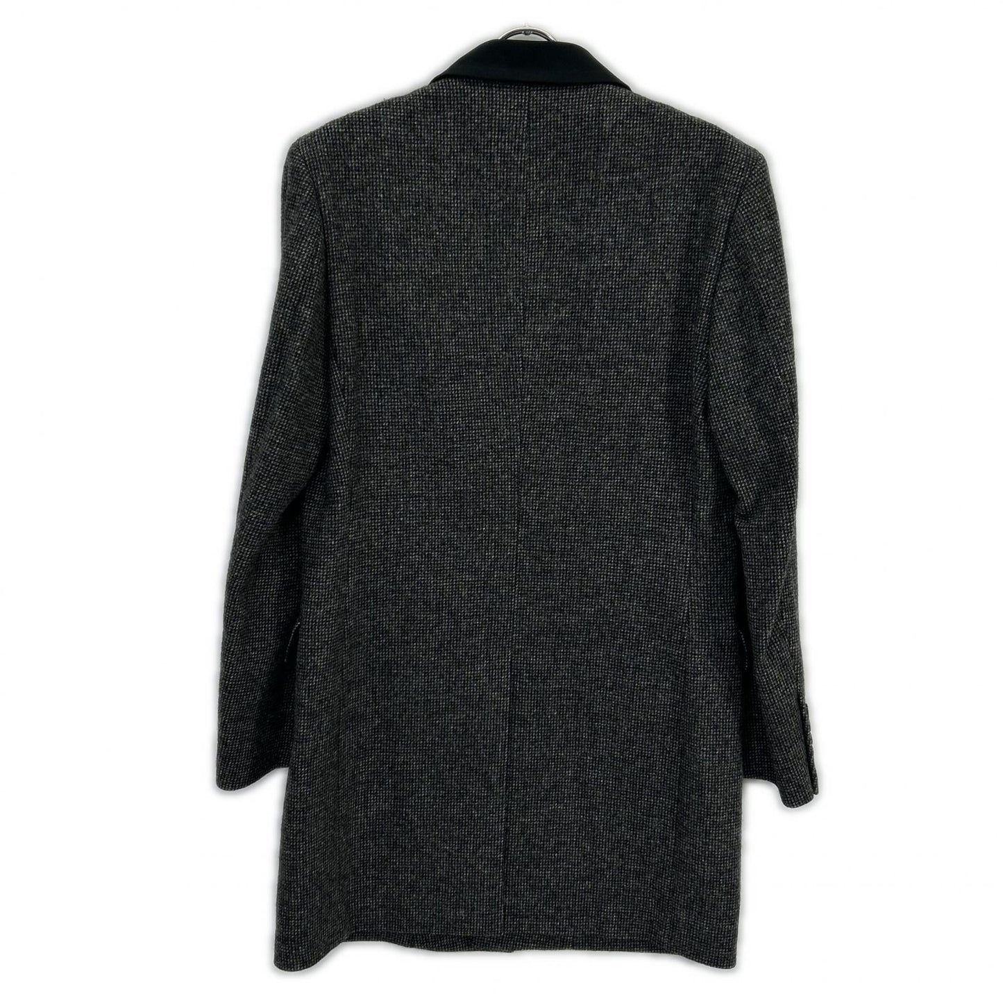 Paul Smith Gray PP-SL-54708 Wool Tweed Chester Coat