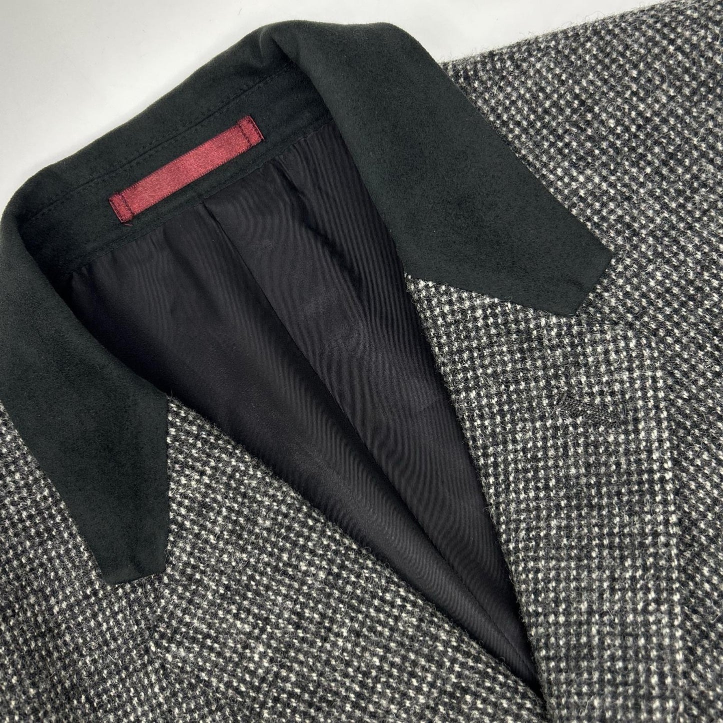 Paul Smith Gray PP-SL-54708 Wool Tweed Chester Coat