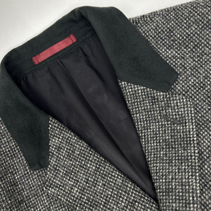 Paul Smith Gray PP-SL-54708 Wool Tweed Chester Coat