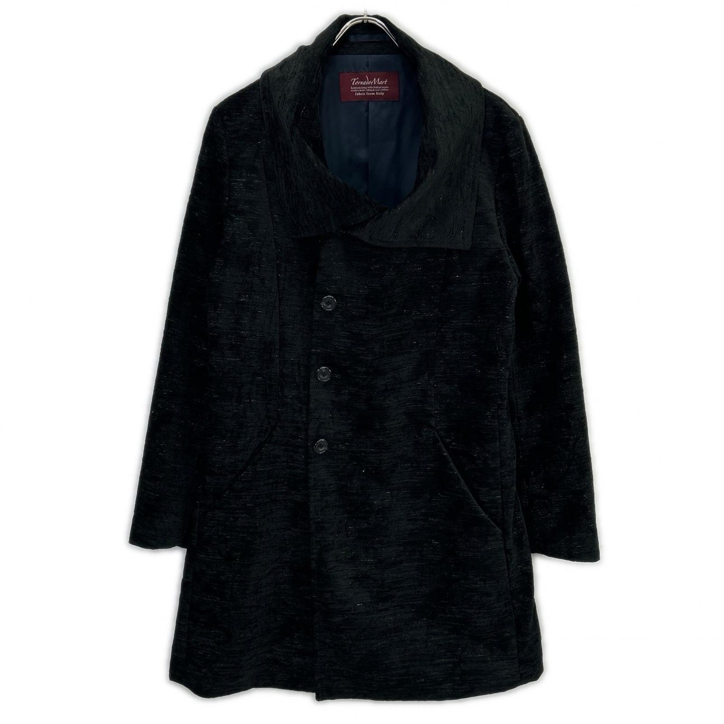TORNADO MART Tornado Mart Black 631-8213005 Bright Rose Mall Coat