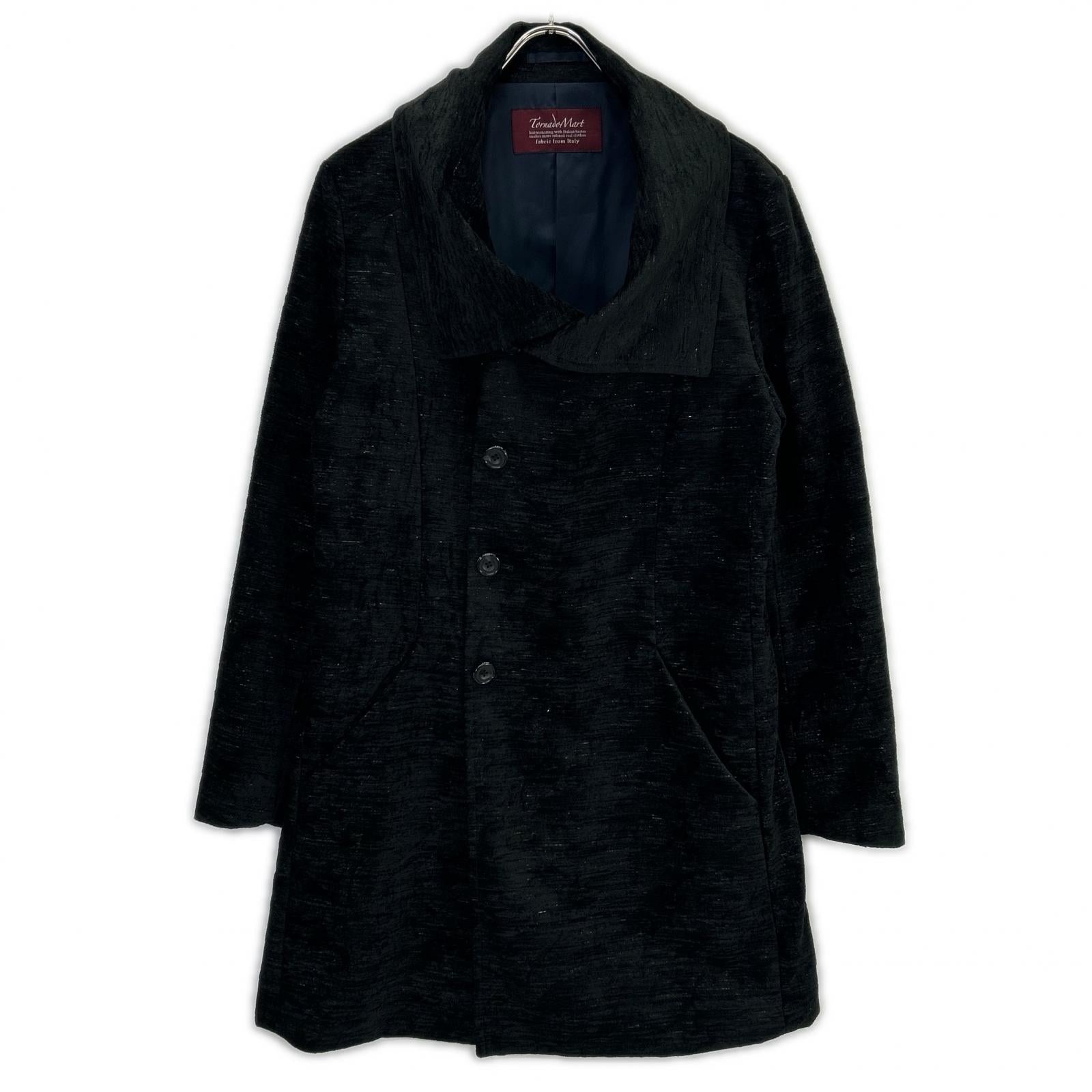 TORNADO MART Tornado Mart Black 631-8213005 Bright Rose Mall Coat