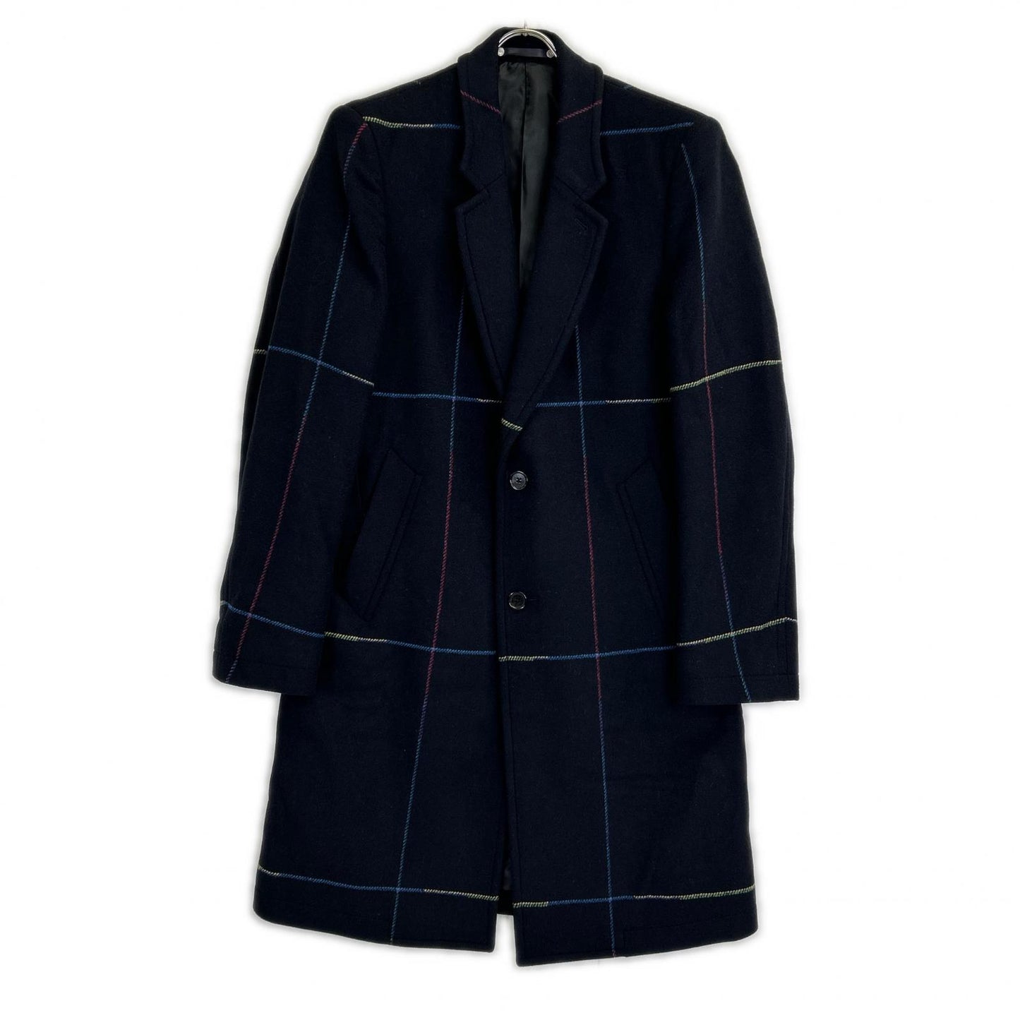 PaulSmith ポールスミス ネイビー PY-BM-83376 ウール混 チェスターコート コート