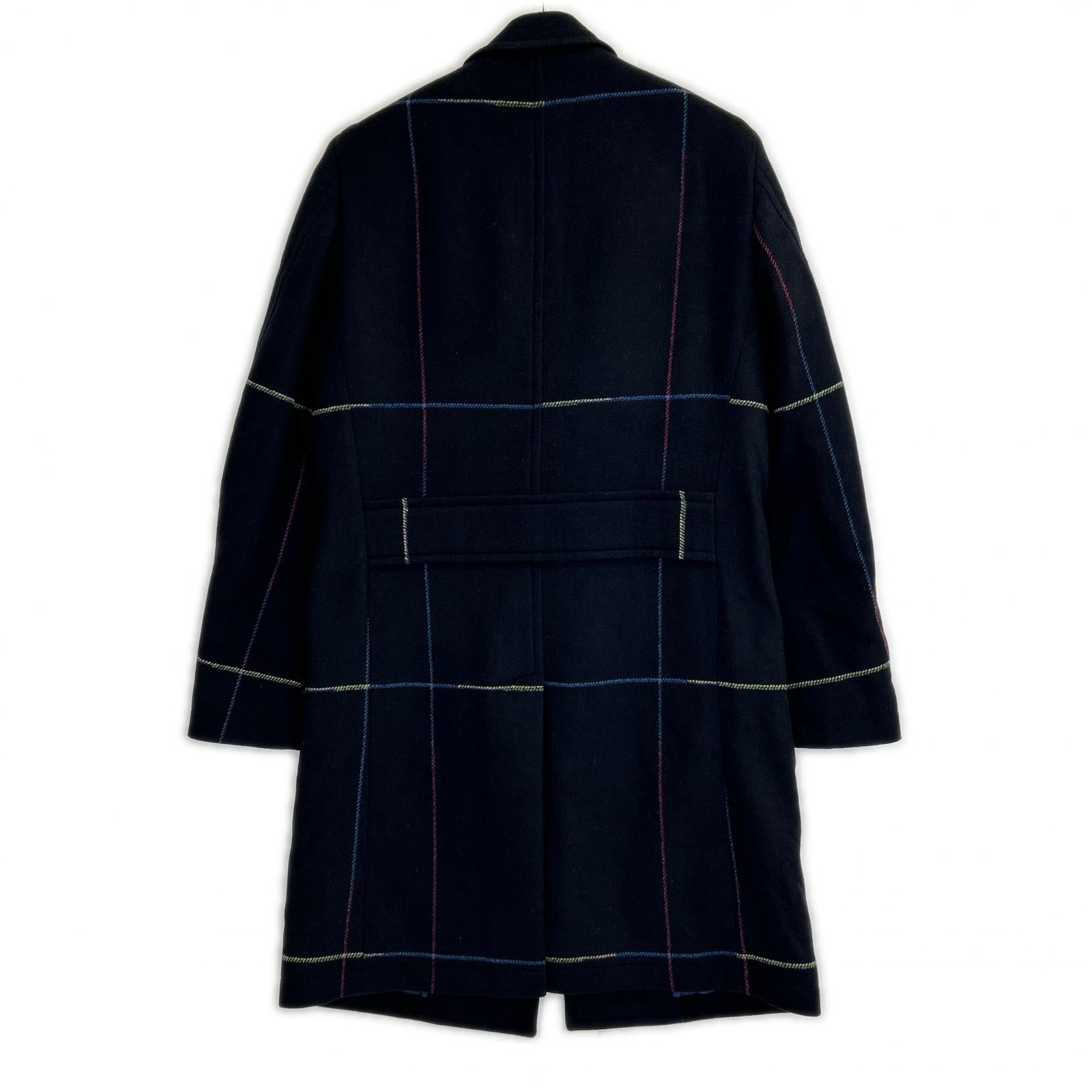 Paul Smith 保罗史密斯 海军蓝 PY-BM-83376 羊毛混纺 切斯特大衣 L 男士