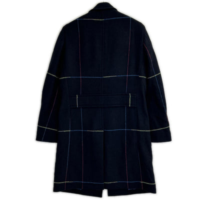 Paul Smith 保罗史密斯 海军蓝 PY-BM-83376 羊毛混纺 切斯特大衣 L 男士