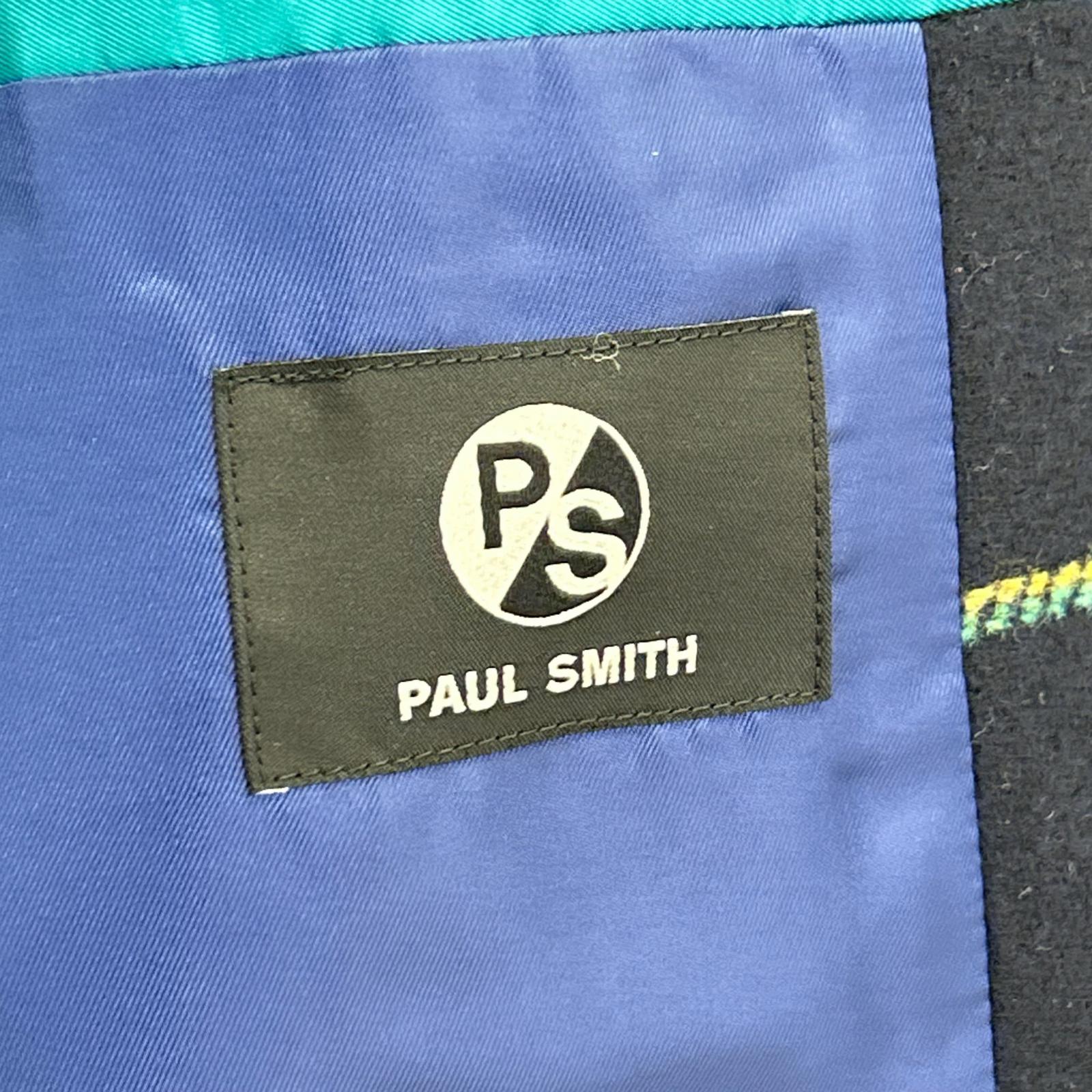 PaulSmith ポールスミス ネイビー PY-BM-83376 ウール混 チェスターコート コート