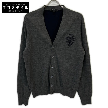 GUCCI 354110 Logo Detail Wool Knit Cardigan Top