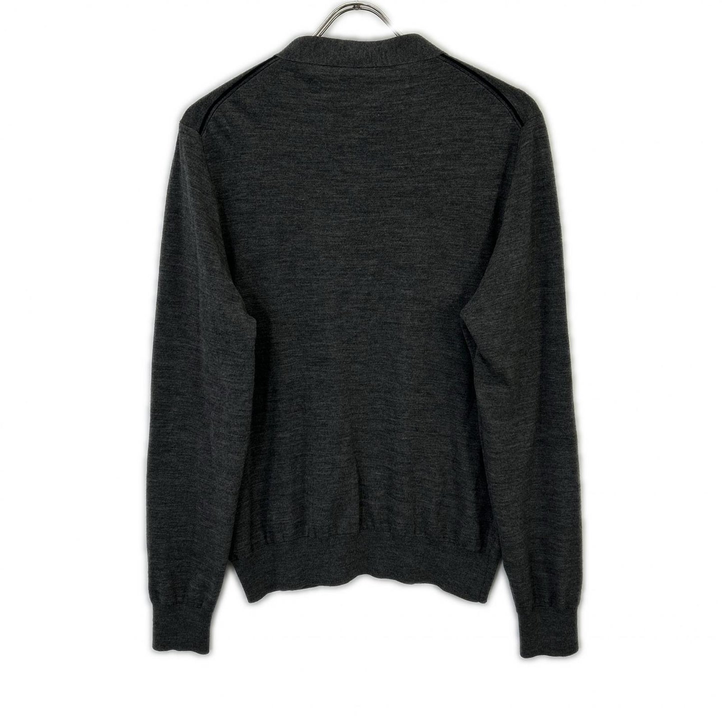 GUCCI 354110 Logo Detail Wool Knit Cardigan Top