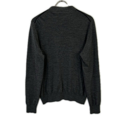 GUCCI 354110 Logo Detail Wool Knit Cardigan Top