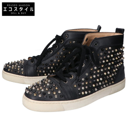 CHRISTIAN LOUBOUTIN クリスチャンルブタン ブラック ルイスパイク ハイカットスニーカー シューズ