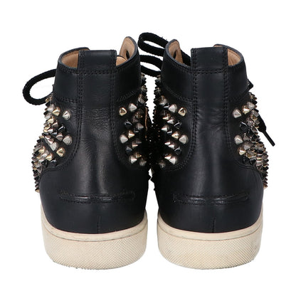 CHRISTIAN LOUBOUTIN クリスチャンルブタン ブラック ルイスパイク ハイカットスニーカー シューズ