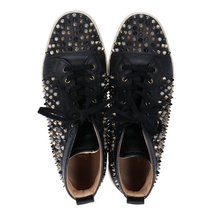 CHRISTIAN LOUBOUTIN クリスチャンルブタン ブラック ルイスパイク ハイカットスニーカー シューズ