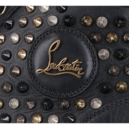 CHRISTIAN LOUBOUTIN クリスチャンルブタン ブラック ルイスパイク ハイカットスニーカー シューズ