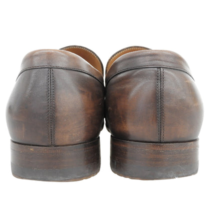 GUCCI グッチ レザー ホースビット ローファー シューズ メンズ ブラウン 8 1/2 269653 シューズ
