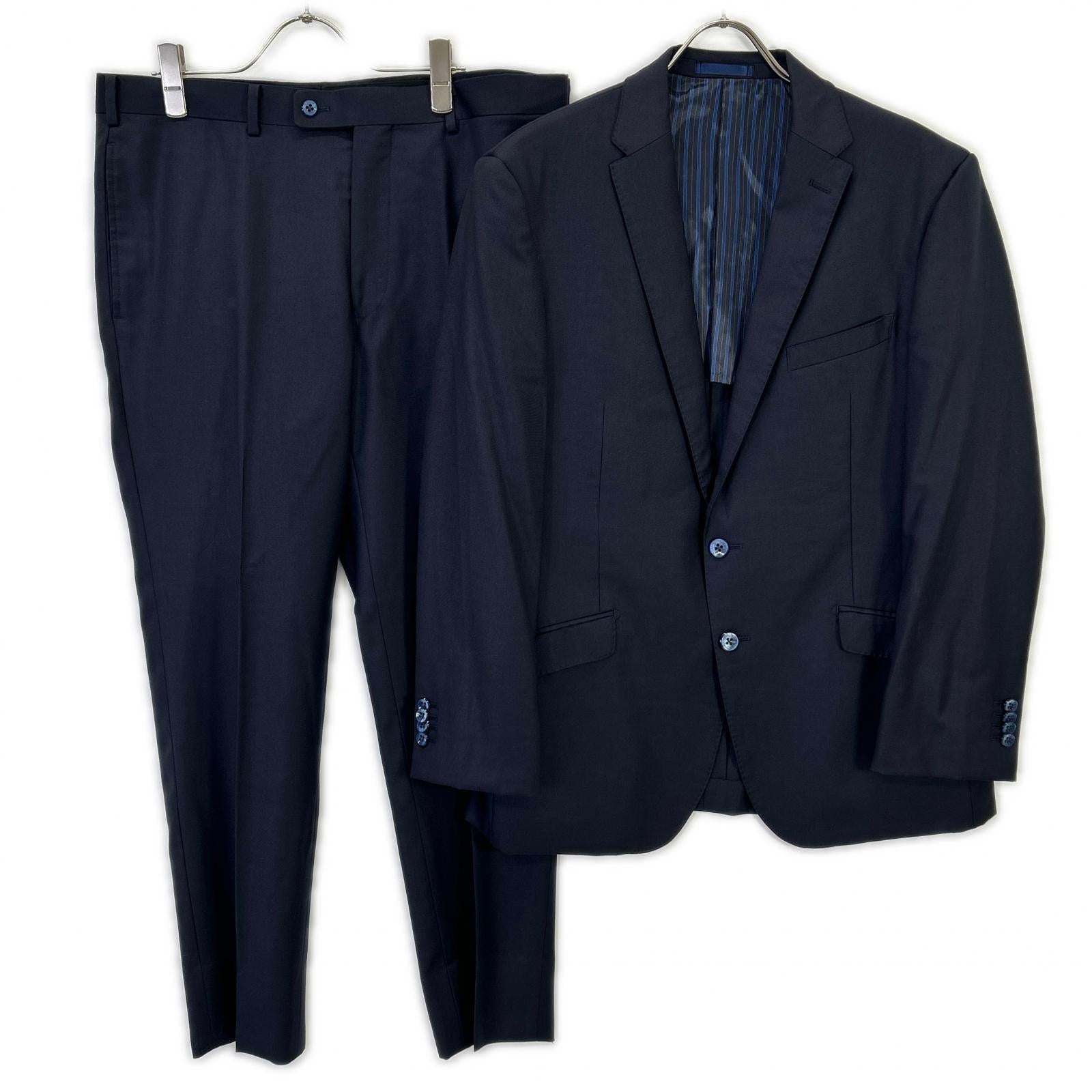 【Global Style】ネイビー DORMEUIL EXEL スーツ スーツ セットアップ