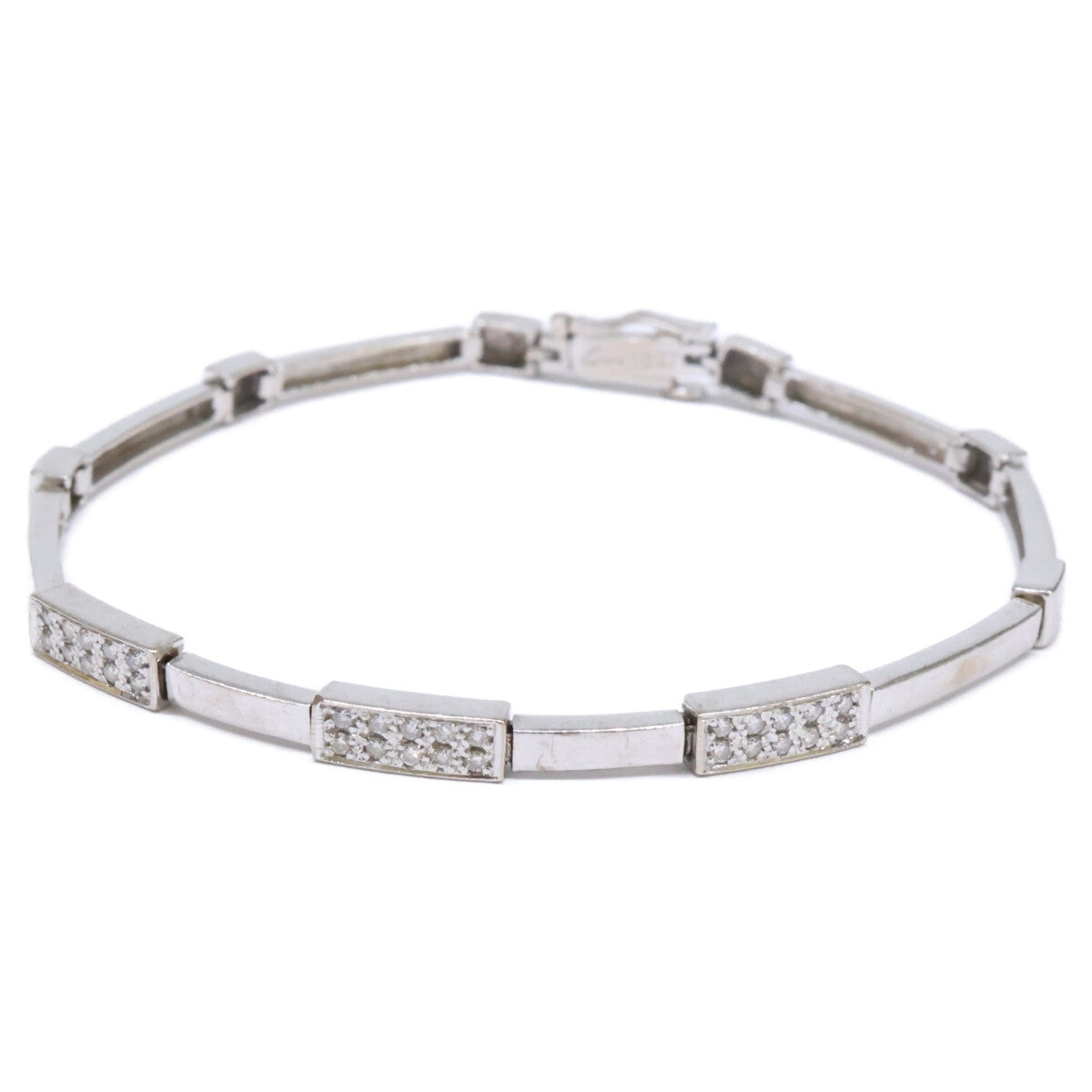 JEWELRY MAKI Camellia K14WG 0.27ct Diamond Bracelet