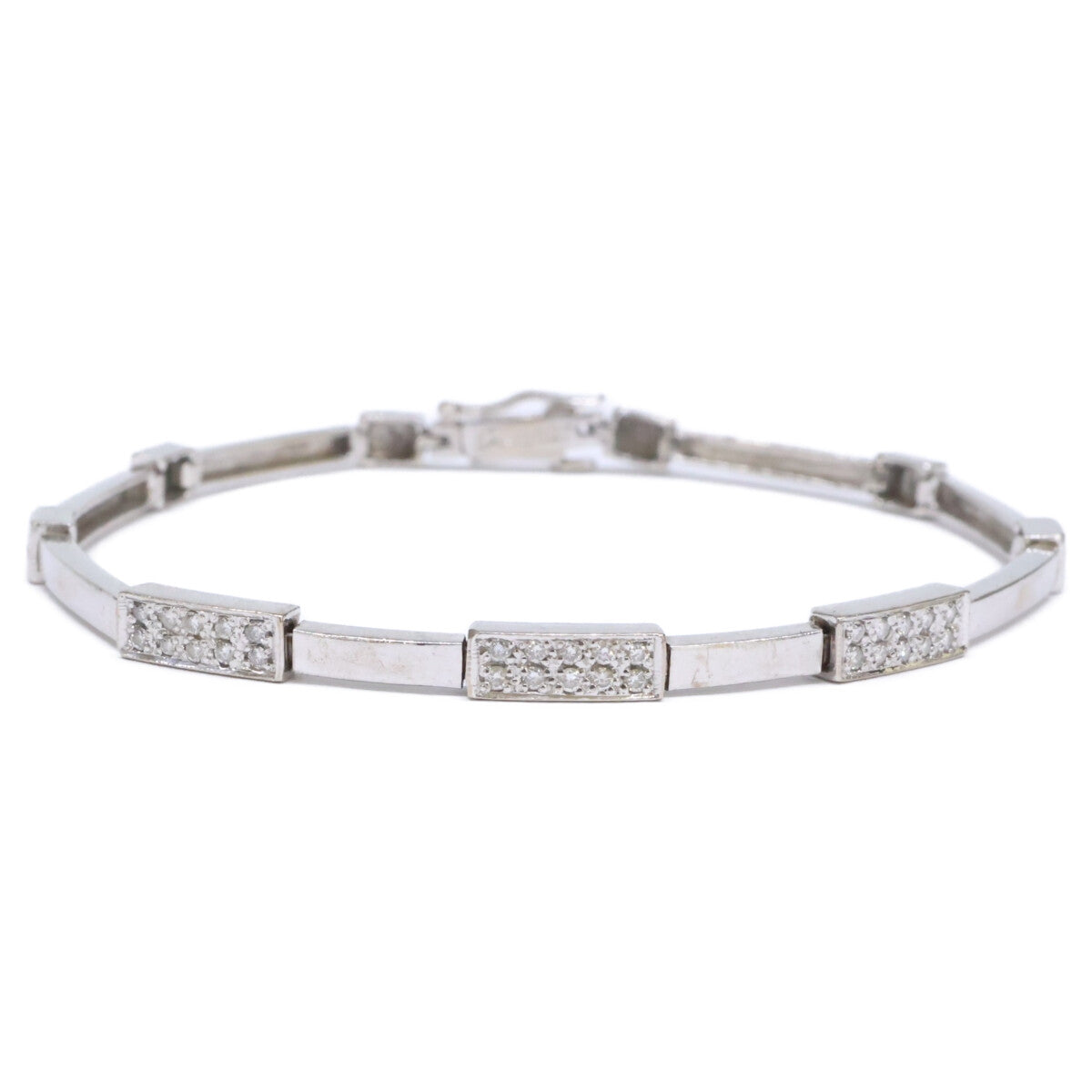 JEWELRY MAKI Camellia K14WG 0.27ct Diamond Bracelet