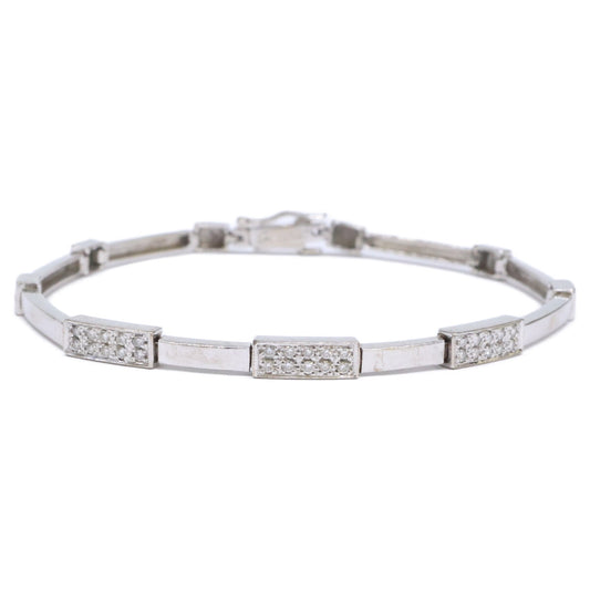 ジュエリーマキ ジュエリーマキ CAMELLIA K14WG 0.27ct ダイヤモンド ブレスレット