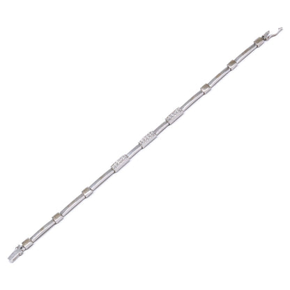 JEWELRY MAKI Camellia K14WG 0.27ct Diamond Bracelet