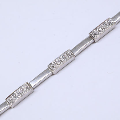 ジュエリーマキ ジュエリーマキ CAMELLIA K14WG 0.27ct ダイヤモンド ブレスレット