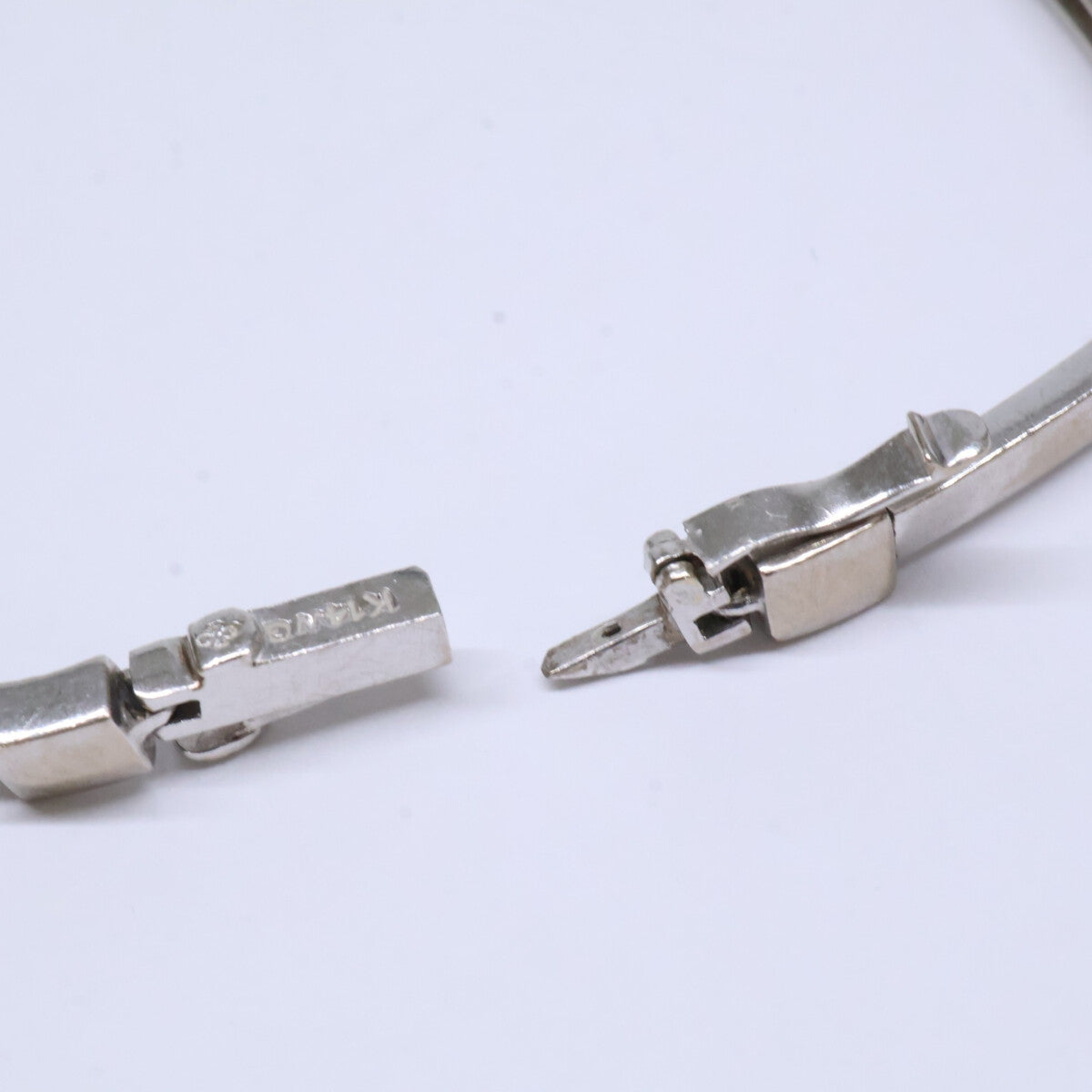 JEWELRY MAKI Camellia K14WG 0.27ct Diamond Bracelet