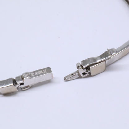 JEWELRY MAKI Camellia K14WG 0.27ct Diamond Bracelet