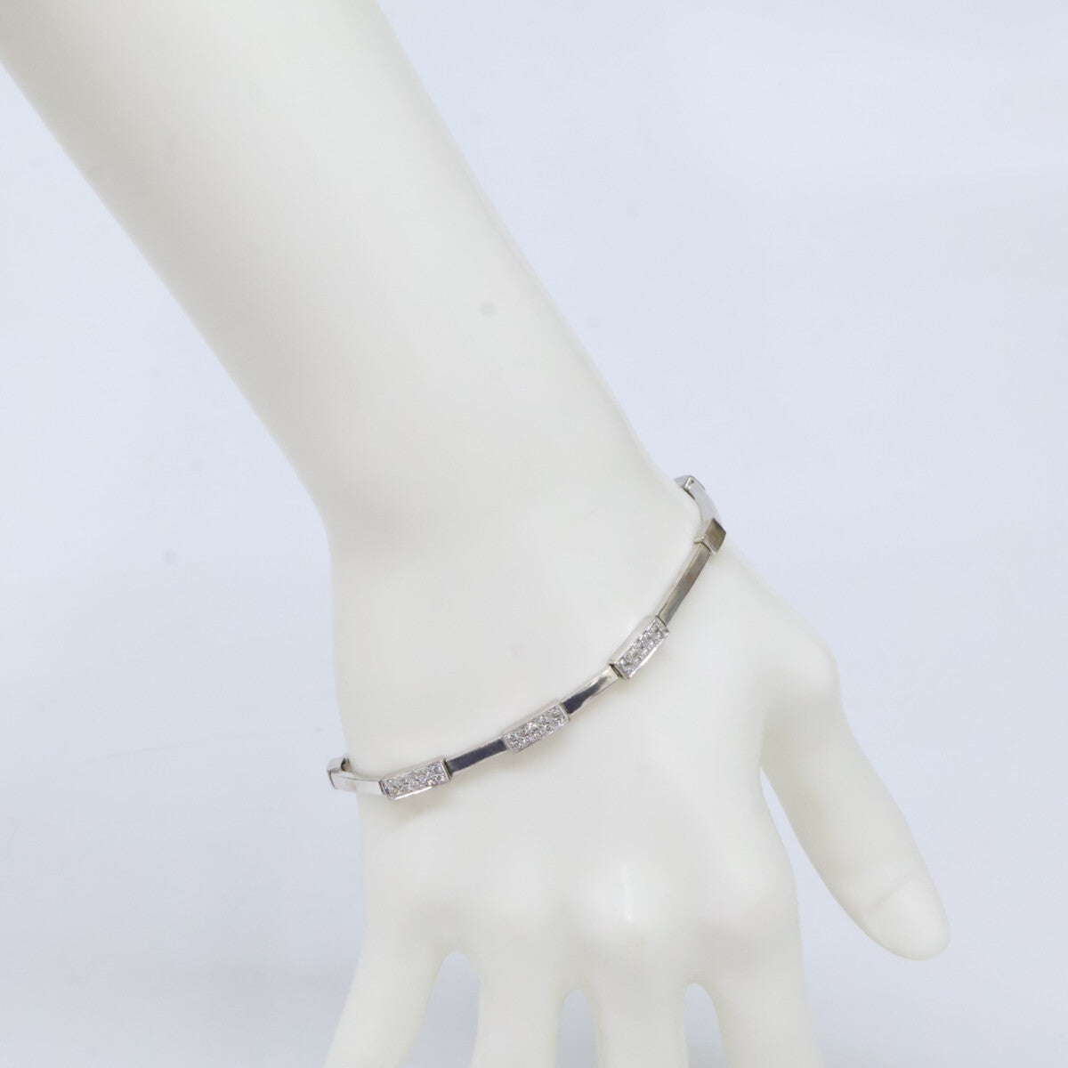 JEWELRY MAKI Camellia K14WG 0.27ct Diamond Bracelet