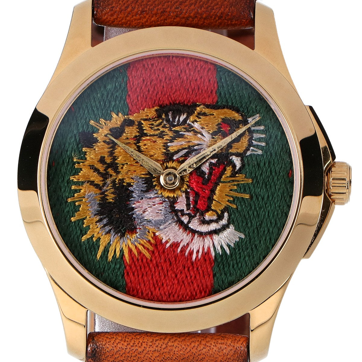 GUCCI グッチ YA126497 G-TIMELESS マルシェ・デ・メルヴェイユ タイガークオーツ時計 腕時計