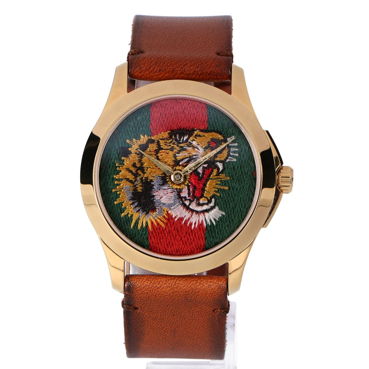 GUCCI グッチ YA126497 G-TIMELESS マルシェ・デ・メルヴェイユ タイガークオーツ時計 腕時計