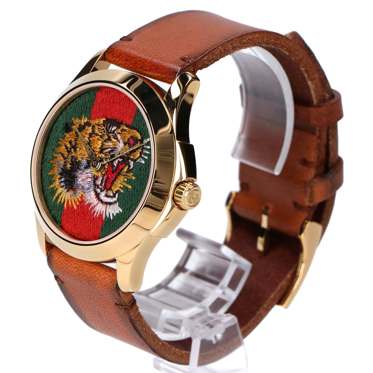 GUCCI グッチ YA126497 G-TIMELESS マルシェ・デ・メルヴェイユ タイガークオーツ時計 腕時計