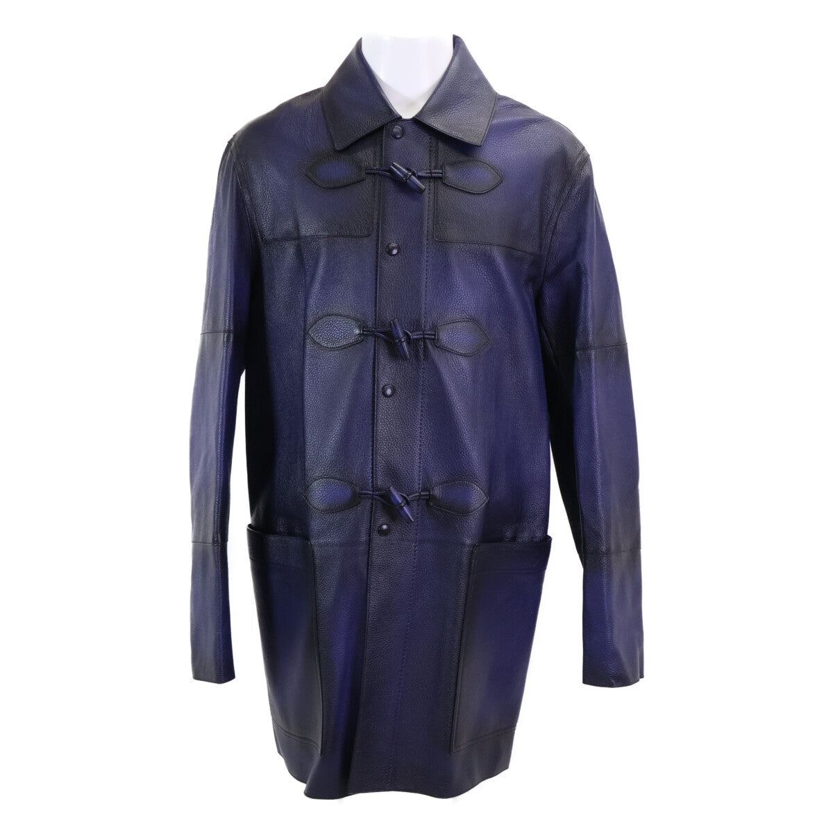 berluti ベルルッティ 【美品/国内正規】R19LCL39KAIP グレインド パティーヌ レザー ダッフル コート