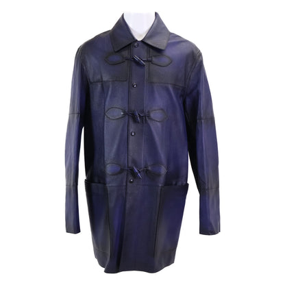 berluti ベルルッティ 【美品/国内正規】R19LCL39KAIP グレインド パティーヌ レザー ダッフル コート