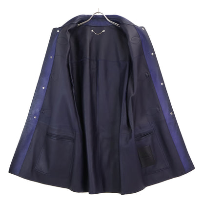 berluti 伯尔鲁帝 【美品/国内正品】R19LCL39KAIP 粒面古法染色皮革粗呢大衣