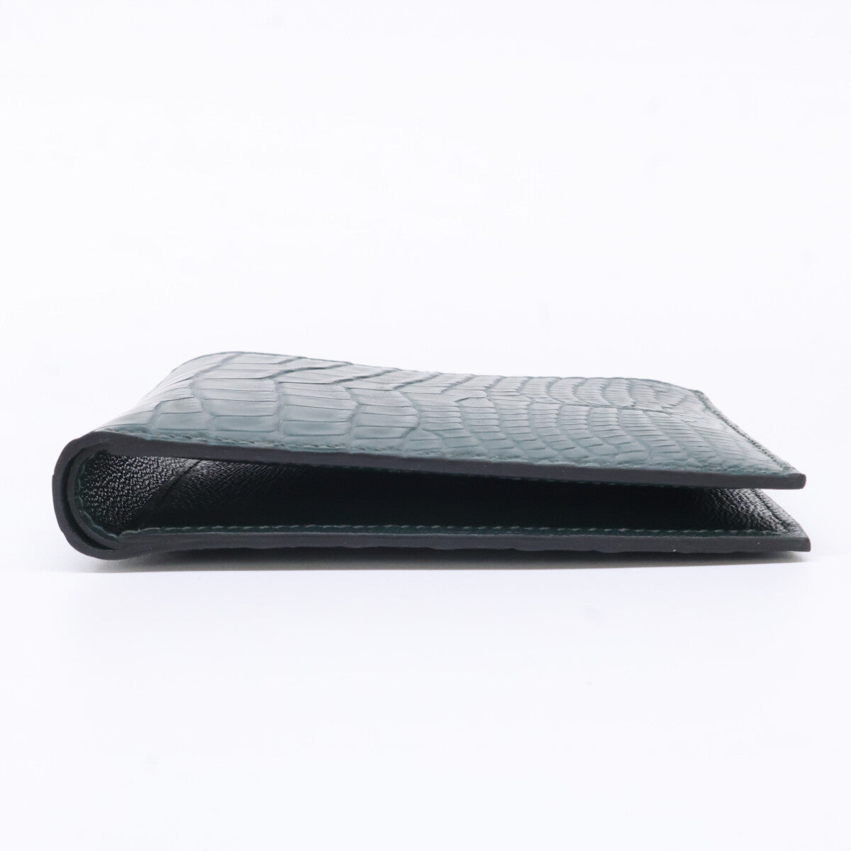 HERMES エルメス 新品同様 A刻印 MC2 コペルニクス アリゲーター 二つ折り財布 二つ折り財布（小銭入れなし）